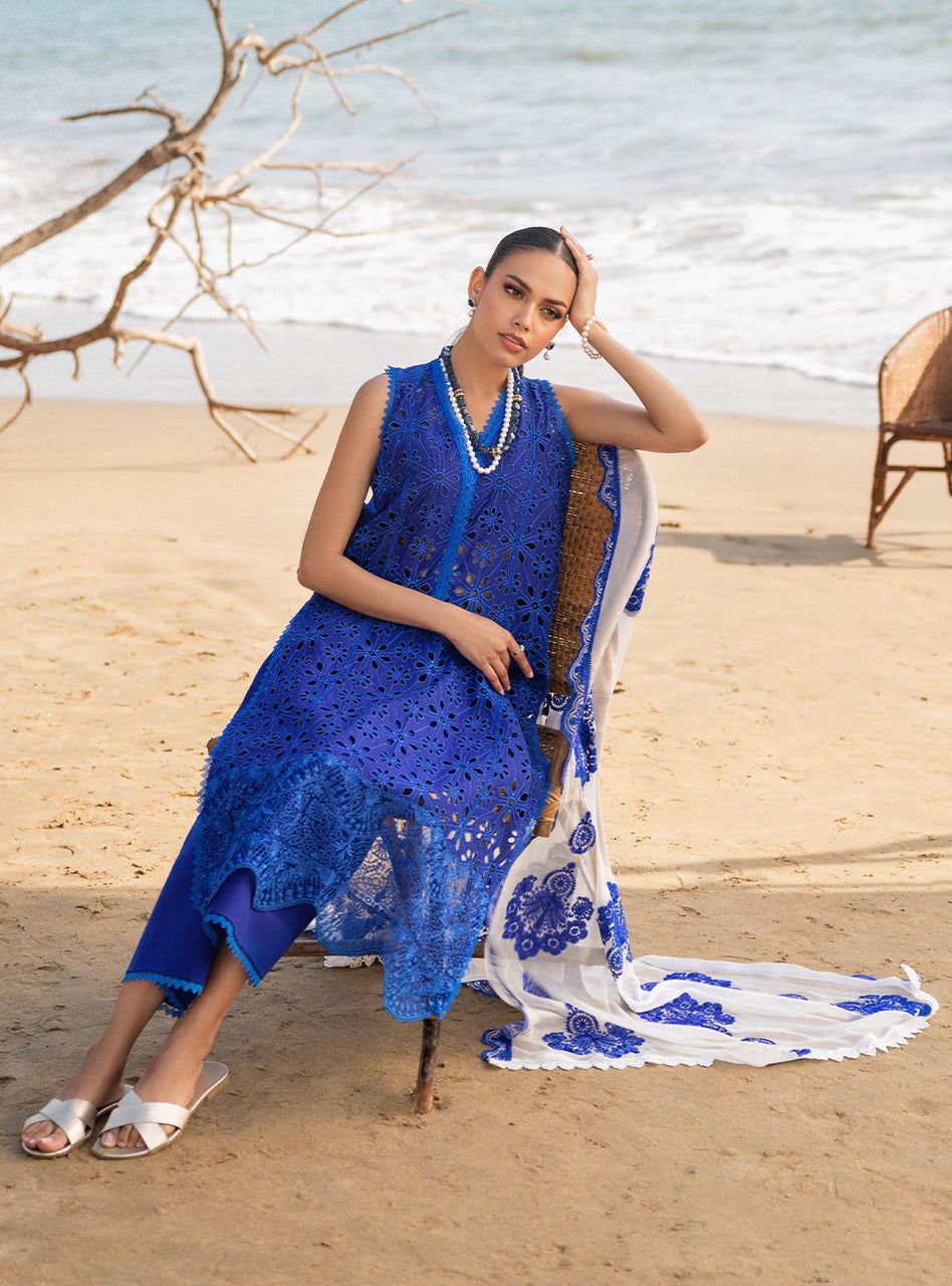 ZAINAB CHOTANI lawn embroidered luxury patch work unstitched 3pc✓
